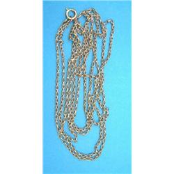 A 9ct gold fancy link guard chain, 178.2grms...
