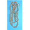 Image 1 : A 9ct gold fancy link guard chain, 178.2grms...
