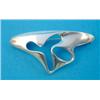 Image 1 : A Georg Jensen 925 standard silver brooch, of abstract design, pattern 325...
