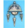 Image 1 : A Victorian tortoiseshell pique brooch, supporting 3 matching drops...