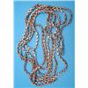 Image 1 : A 9ct gold oval link guard chain, 27.9grms...
