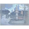 Image 1 : Stanhope Alexander Forbes (1857-1947) Watercolour and charcoal, Fountain in a market place, Signe...