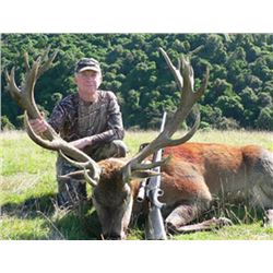 5-day Red Stag, Tahr and Chamois Hunt for (1) Hunter, New Zealand