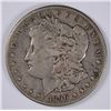 Image 1 : 1890-CC MORGAN SILVER DOLLAR, ABOUT XF NICE