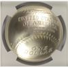 Image 3 : 2014 BASEBALL HALL OF FAME COMMEM SILVER DOLLAR NGC MS-70  TY COBB LABEL