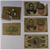 Image 1 : (5) TEN CENT US FRACTIONAL PCS