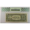 Image 2 : 1993 $1 FEDERAL RESERVE NOTE (MAJOR MINT ERROR-MISSING HALF SERIAL #) PCGS 20 AP