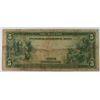 Image 2 : 1914 $5 FEDERAL RESERVE NOTE (RED SEAL) RARE