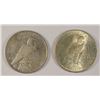 Image 2 : PEACE SILVER DOLLARS: 1922 MS-63 & 1934-D VF/XF