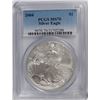 Image 1 : 2004 AMERICAN SILVER EAGLE, PCGS MS-70 PERFECT!