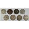 Image 2 : (6) 1876-CC & (2) 1877-CC SEATED QUARTERS