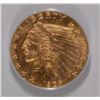 Image 2 : 1925-D $2.5 GOLD INDIAN PCGS MS-62 (OGH)