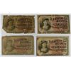 Image 1 : (4) TEN CENT US FRACTIONAL PCS