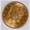 Image 1 : 1904 $20.00 GOLD LIBERTY, MS-64 FLASHY LUSTRE