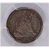 Image 2 : 1861 HALF DIME, PCGS PROOF-65 GEM! SUPER BLUE COLORS! ONLY 1000 MINTED!