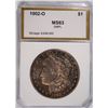 Image 1 : 1902-O MORGAN SILVER DOLLAR, PCI  MS-63 DMPL  COLOR!