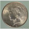 Image 2 : 1927 PEACE SILVER DOLLAR, NTC MS-65 GEM, RARE! VERY NICE LOOKING COIN