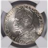 Image 2 : 1939 I VATICAN 5L  Y-28, NGC MS-65 GEM