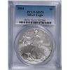 Image 1 : 2004 AMERICAN SILVER EAGLE, PCGS MS-70 PERFECT!