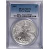 Image 1 : 2007 AMERICAN SILVER EAGLE, PCGS MS-70! PERFECT!