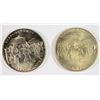 Image 2 : ( 2 ) 1860-1935 PONY EXPRESS DIAMOND JUBILEE OREGON TRAIL MEDALS UNC