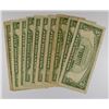 Image 2 : (10) $5 US BLUE SEALS NOTES