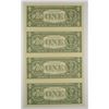 Image 2 : UNCUT 2009 $1.00 NOTES: ( 8 ) FOLDERS WITH (4) UNCUT $1.00 NOTES WITH FACTS