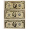Image 1 : LOT OF ( 3 ) CIRCULATED $10.00 SILVER CERTIFICATES