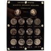Image 1 : SUSAN B ANTHONY DOLLAR SET COMPLETE IN CAPITAL PLASTIC 14 COINS GEM BU + PROOF