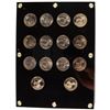 Image 2 : SUSAN B ANTHONY DOLLAR SET COMPLETE IN CAPITAL PLASTIC 14 COINS GEM BU + PROOF