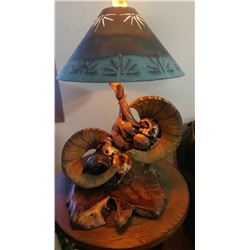 Big Sheep Horn Lamp  Reserve