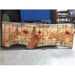 Wood burned Wall Hanging