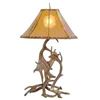 Image 1 : Mule Deer Antler Table Lamp