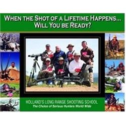 Holland’s 4-Day, Long Range Shooting School