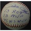 Image 1 : PETE ROSE AUTOGRAPHED/SIGNED CINCINNATI REDS BASEBALL 63 ROY 73 MVP 75 WS