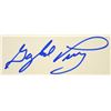 Image 2 : GAYLORD PERRY SIGNED 8x10 HALL OF FAME INDUCTION DAY STAT CARD PHOTO