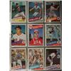 Image 1 : 1985 TOPPS BASEBALL SET in BINDER,  CLEMENS, PUCKETT & McGWIRE ROOKIES
