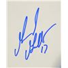 Image 2 : LOT OF 2: GERARD GALLANT & GREG STEFAN AUTOGRAPHED 11" x 12" POSTERS