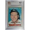 Image 1 : 1967 TOPPS #150 MICKEY MANTLE BVG 4.5