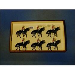 A 1984 boxed special limited edition of 700 Britons household mounted cavalry figures, £30-50...