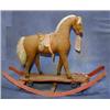 Image 1 : A 19th Century push-a-long rocking horse now raised on rockers (reputedly the property of the Bel...