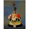 Image 1 : An 18th Century Staffordshire figure of a standing cow with milkmaid, (sympathetically converted...