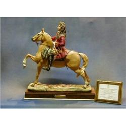 A Royal Worcester limited edition porcelain figure "Marlborough" no. 113/350, with certificate £1...