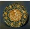 Image 1 : A Continental circular Majolica plate decorated storks the base impressed 584 V Chutz Lamski  13"...