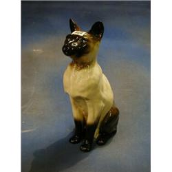 A Beswick figure of a seated Siamese cat 13  the base incised Beswick England 2139 £85-120...