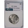 Image 1 : 1942 WALKING LIBERTY HALF PCI MS-65