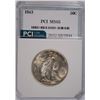 Image 1 : 1943 WALKING LIBERTY HALF PCI MS-65