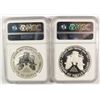 Image 2 : 2012-S AMERICAN SILVER EAGLE SET, NGC REVERSE PROOF PF-69 & PF-69 ULTRA CAMEO