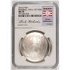 Image 1 : 2014 BASEBALL HALL OF FAME COMMEM SILVER DOLLAR NGC MS-70 CHRISTY MATHEWSON