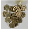 Image 1 : ORIGINAL GEM BU ROLL OF 1944-D JEFFERSON SILVER "WAR" NICKELS  TOUGH DATE!